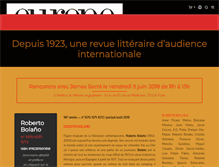 Tablet Screenshot of europe-revue.net